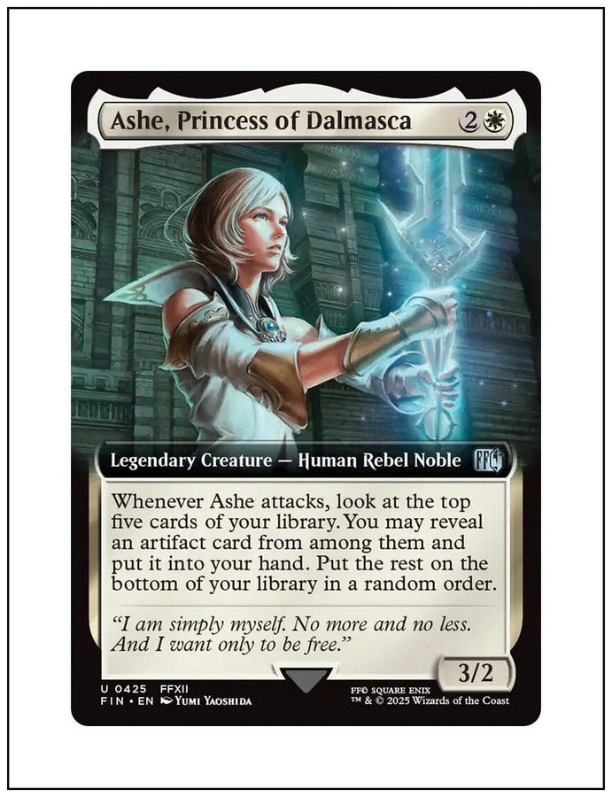 MTG Single Magic The Gathering Final Fantasy Ashe, Princess of Dalmasca Legendary Creature Uncommon #7