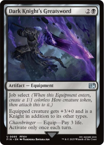 MTG Single Magic The Gathering Final Fantasy Dark Knight's