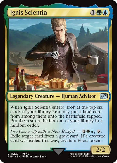 MTG Single Magic The Gathering Final Fantasy Ignis Scientia