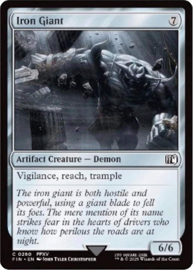 MTG Single Magic The Gathering Final Fantasy Iron Giant Common #260