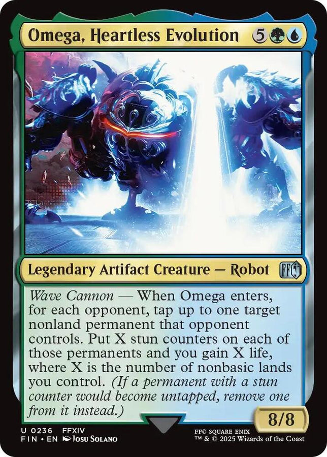 MTG Single Magic The Gathering Final Fantasy Omega, Heartless Evolution Legendary Artifact Creature Uncommon #236