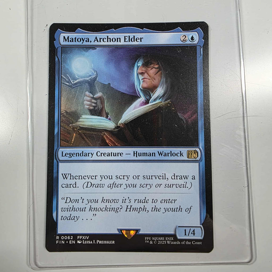 MTG Single Magic The Gathering Matoya, Archon Elder Final Fantasy Legendary Creature Rare #62