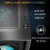 Musetex G07 Gaming Computer Case — angle view