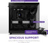 NZXT H6 Flow CC - H61FB - 01 Includes 3 x 120mm Fans Black Case - Geek Tech