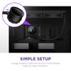 NZXT Kraken 240 - RL-KN-240-B1 - 240mm AIO Temp Display CPU — detail view