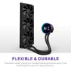 NZXT Kraken Elite 360 AIO Temp Display CPU Liquid Cooler — detail view