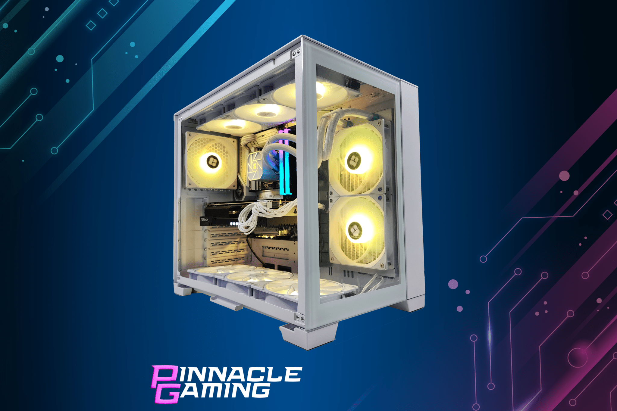 Pinnacle Gaming PC RX 7700 XT i5 - 13400 1tb NVMe SSD Gen4 32GB DDR5 - 6000 AIO - Geek Tech