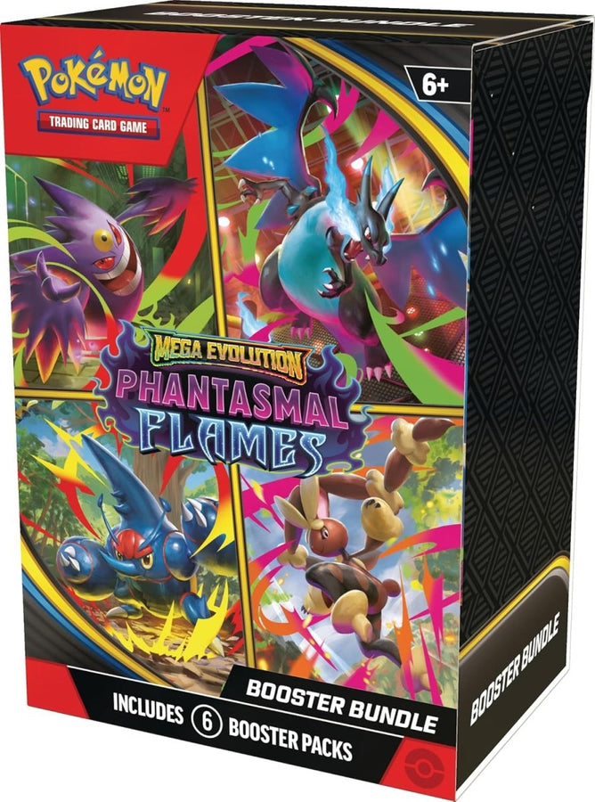 Pokemon TCG: Mega Evolution - Phantasmal Flames Booster Bundle