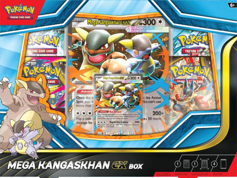 Pokemon TCG |Pokemon TCG: Mega Kangaskhan EX Box - TieredUp Tech