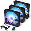 SAMA UF1203BK ARGB 3-in-1 120mm Fan Kit Black