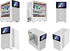 SAMA V - Play White Gaming Mid Tower Computer Case w/ 8in LCD Display - Geek Tech