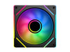 SAMA YF1203IBK ARGB 120mm Single Cooling Fan Black — angle view