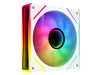 SAMA YF1203IW ARGB 120mm Single Cooling Fan White — close-up