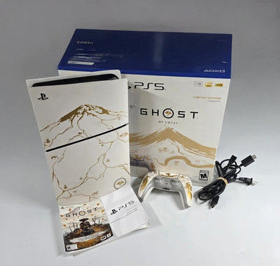 Sony PS5 Game Console Ghost of Yotei Edition CFI-2015 1TB Disc Drive White