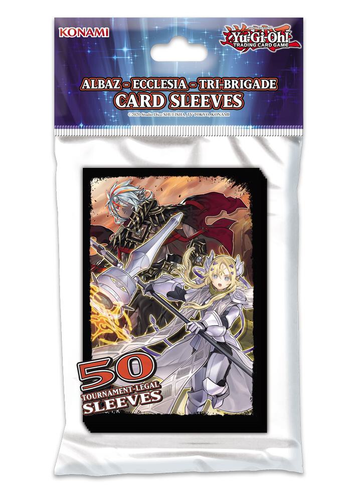 Yu - Gi - Oh! TCG: Albaz Ecclesia Tri - Brigade Sleeves Pack - Geek Tech