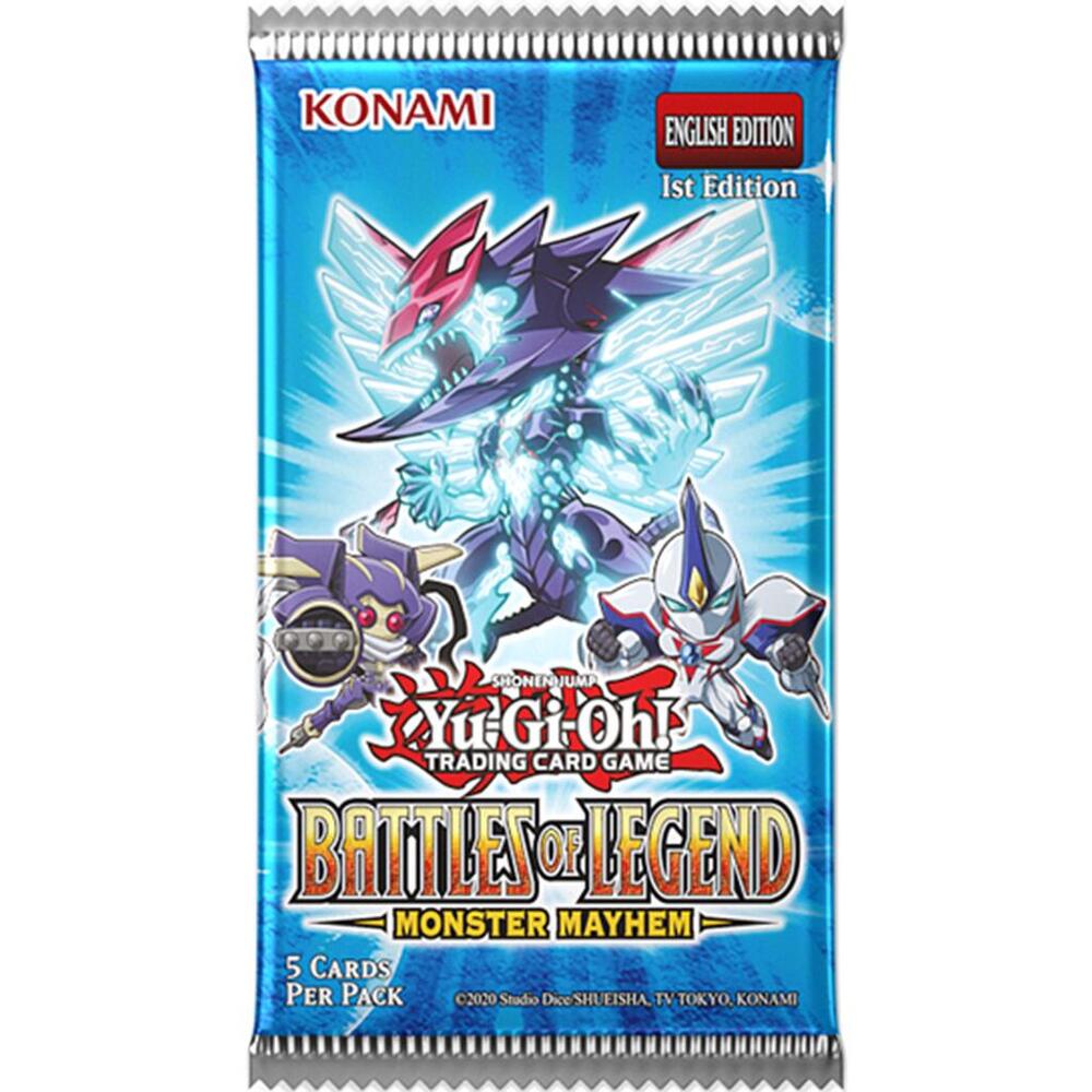 Yu - Gi - Oh! TCG: Battles of Legend Monster Mayhem Booster Pack - Geek Tech