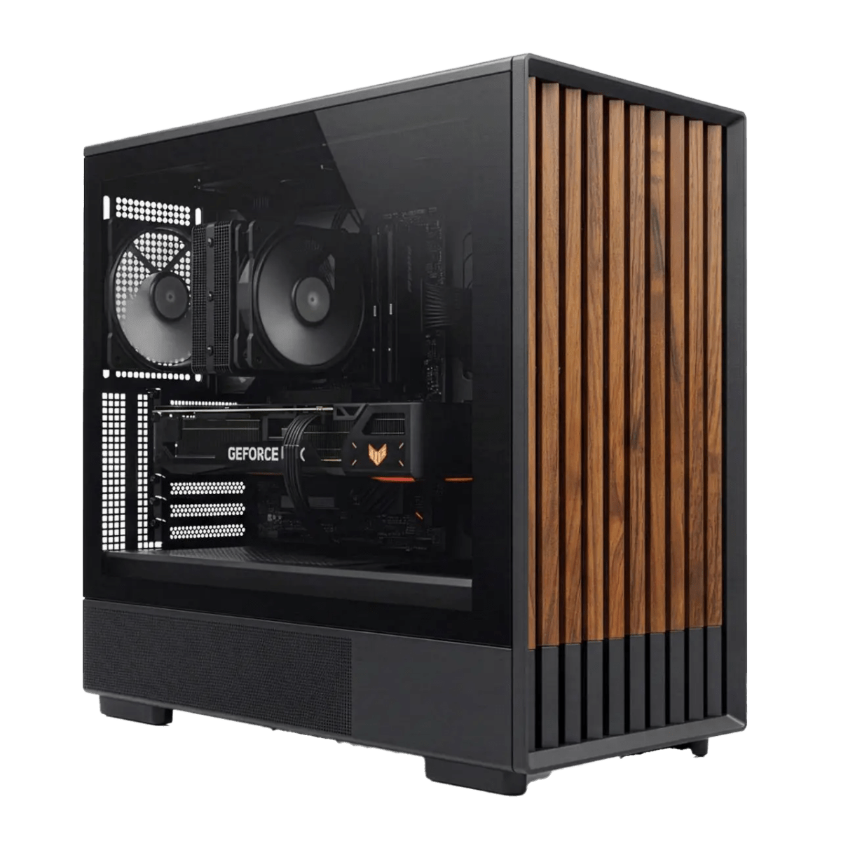 Custom gaming PC with i5-14400 2.5Ghz and PNY NVIDIA GeForce RTX 5060 Ti OC 16GB GDDR7 2-Fan Graphics Card