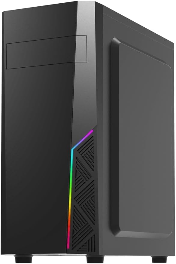 Zalman T8 RGB Office Computer Case (ATX) (Black)