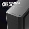 Zalman T8 RGB Office Computer Case (ATX) (Black) — detail view