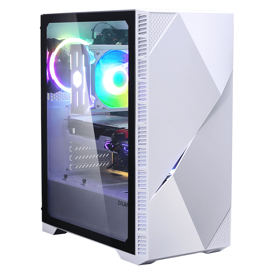 Zalman - Caja de PC de tamaño semitorre ATX Z3 Iceberg 