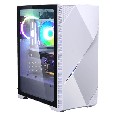 1080p high-FPS gaming PC with Ryzen 5 4500 and ASRock AMD Radeon RX 7600 Challenger 8GB GDDR6 2-Fan Graphics Card