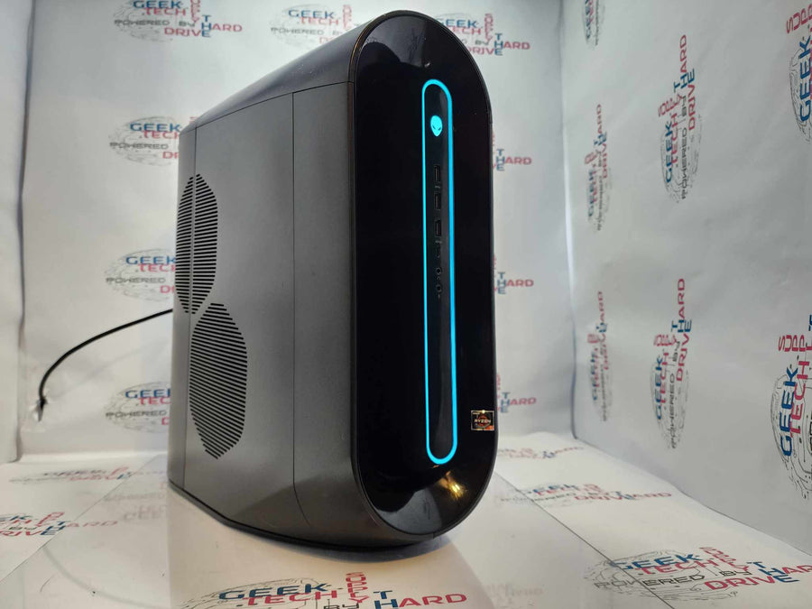 PC para juegos Alienware Aurora R10 con Windows 11, Ryzen 5, 6 núcleos, AMD RX 5300, SSD, disco duro, 32 GB, DDR4, líquido