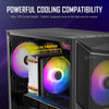 (ATX) Antec AX61 Elite Gaming Computer Case — top view