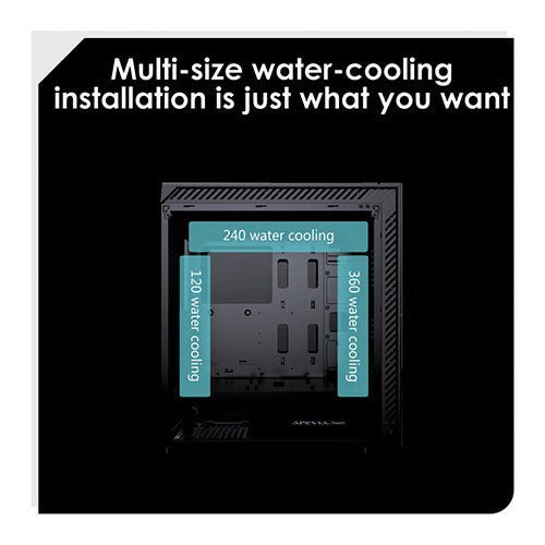 Apevia Aura - P - BK Gaming Computer Case - Geek Tech