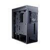 Apevia Aura-P-BK Gaming Computer Case — rear view