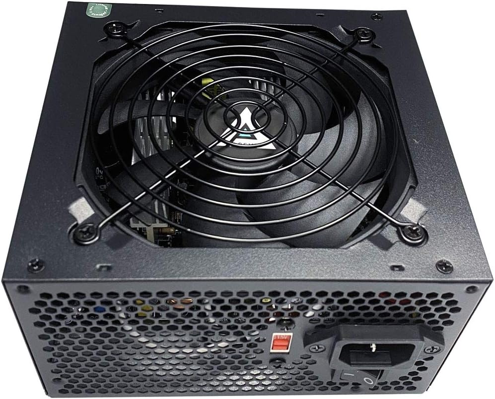 Apevia CAPTAIN550 ATX Power Supply with All Black Cables - Geek Tech