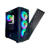 (ATX) Apevia Predator-BK Gaming Computer Case — top view