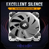 Asiahorse 140mm ARGB Fan Kit - White (2 Pack) - TieredUp Tech