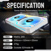 Asiahorse Matrix-White 48 Addressable RGB LEDs 240MM - TieredUp Tech