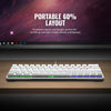 Cooler Master SK620 60% Silver/White Mechanical Low Profile Gaming Keyboard SK-620-SKTL1-US - TieredUp Tech