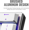 Cooler Master SK620 60% Silver/White Mechanical Low Profile — angle view