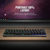 Cooler Master SK620 60% Space Grey Mechanical Low Profile — angle view