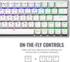 Cooler Master SK622 60% Wireless Bluetooth Silver/White — side view