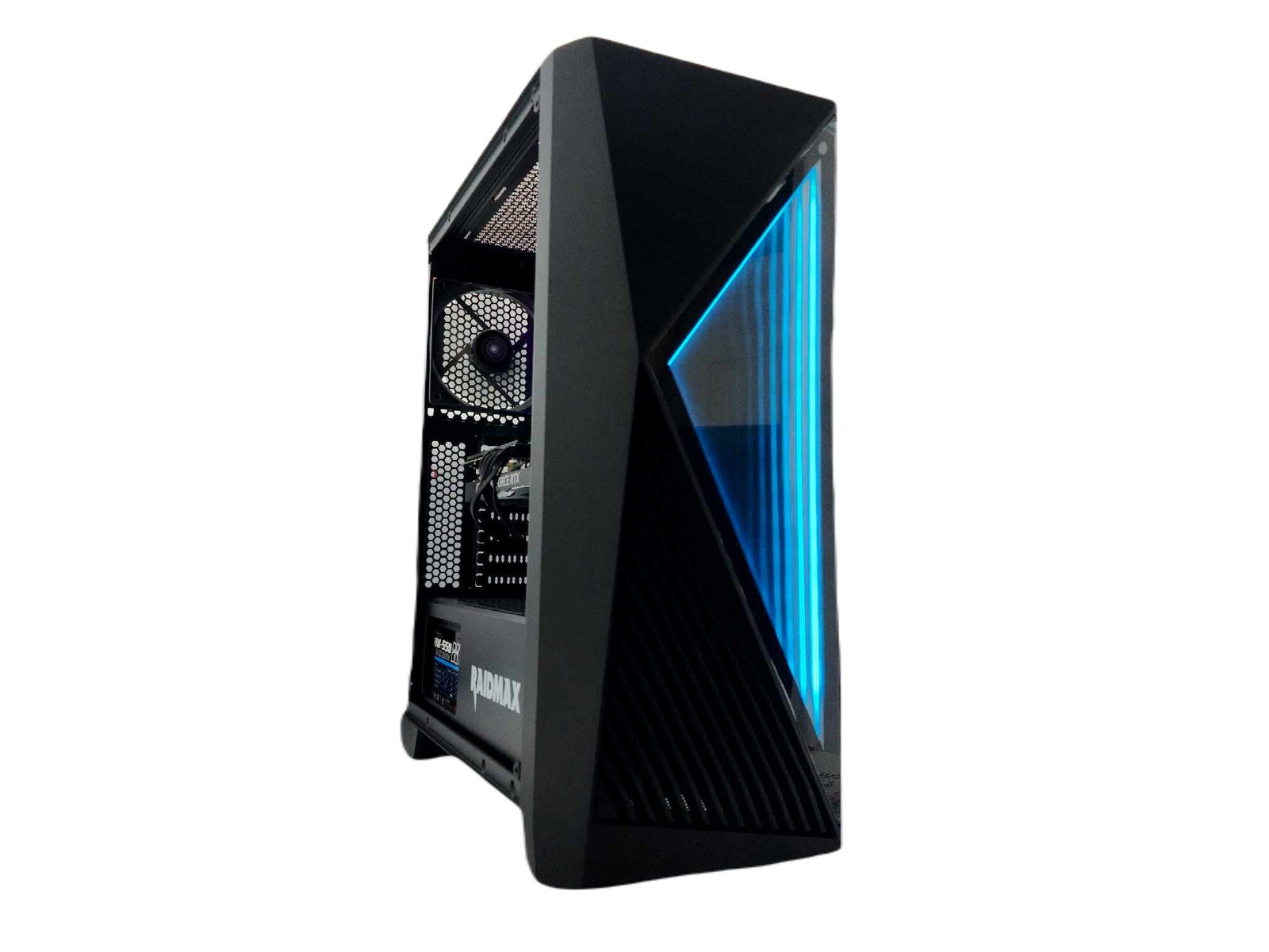 Custom Gaming Desktop PC Ryzen 3 Quad-Core 1TB SSD RTX 4060 16gb Black S811 A520 - Geek Tech