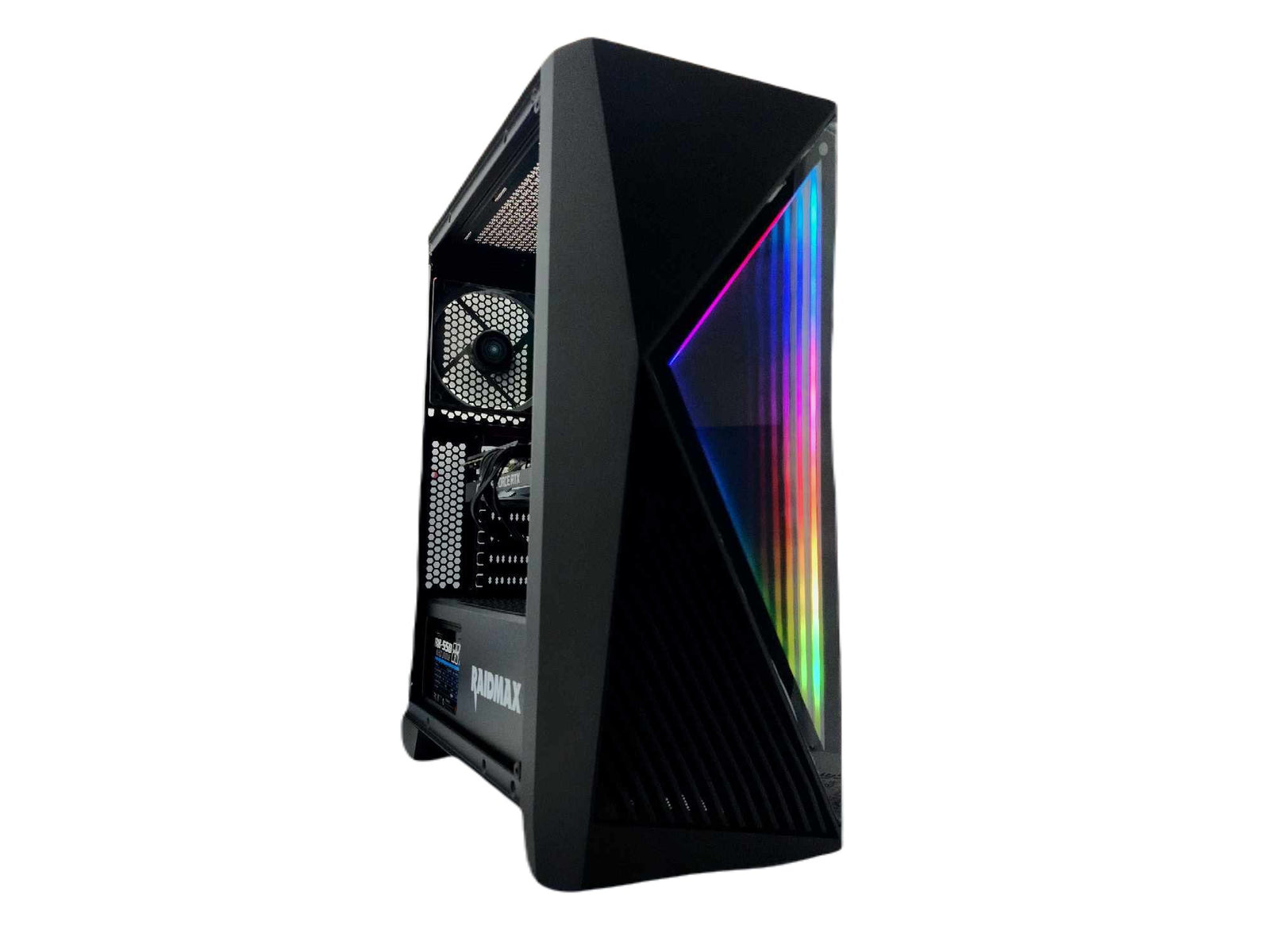 Custom Gaming Desktop PC Ryzen 3 Quad-Core 1TB SSD RTX 4060 16gb Black S811 A520 - Geek Tech