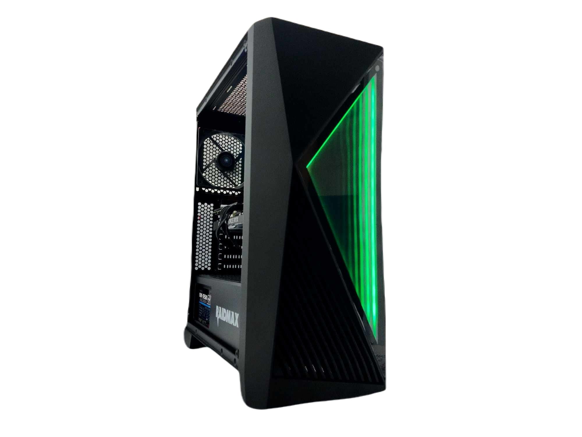 Custom Gaming Desktop PC Ryzen 3 Quad-Core 2TB SSD RTX 2060 16gb Black S811 A520 - Geek Tech