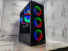 Custom Gaming Desktop PC Windows 11 Ryzen 5 5600g RTX 3080 — angle view