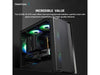 (Micro-ATX) DeepCool CC360 ARGB Gaming Computer Case — rear view