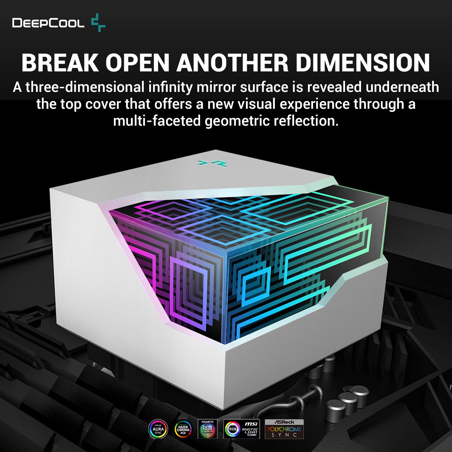 DeepCool Liquid Cooler LT520 240mm White - Geek Tech