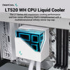 DeepCool Liquid Cooler LT520 240mm White — angle view