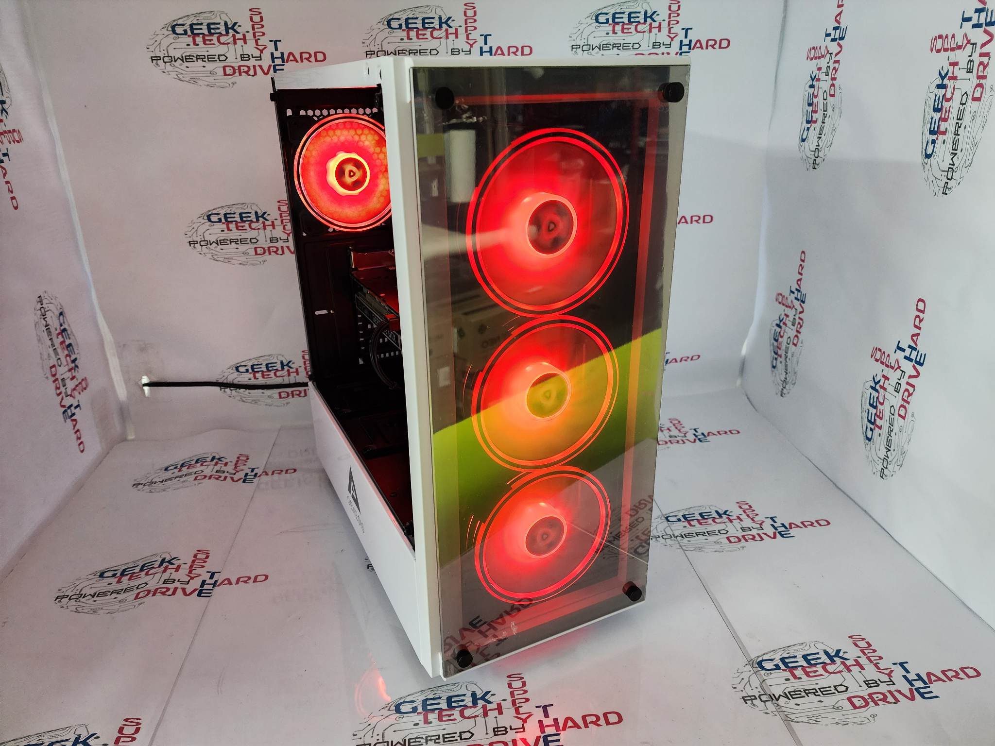 Gaming Desktop PC Computer i5 6-Core SSD 500GB 1TB 2TB NVIDIA GTX RTX WiFi Genesis White H6 - Geek Tech