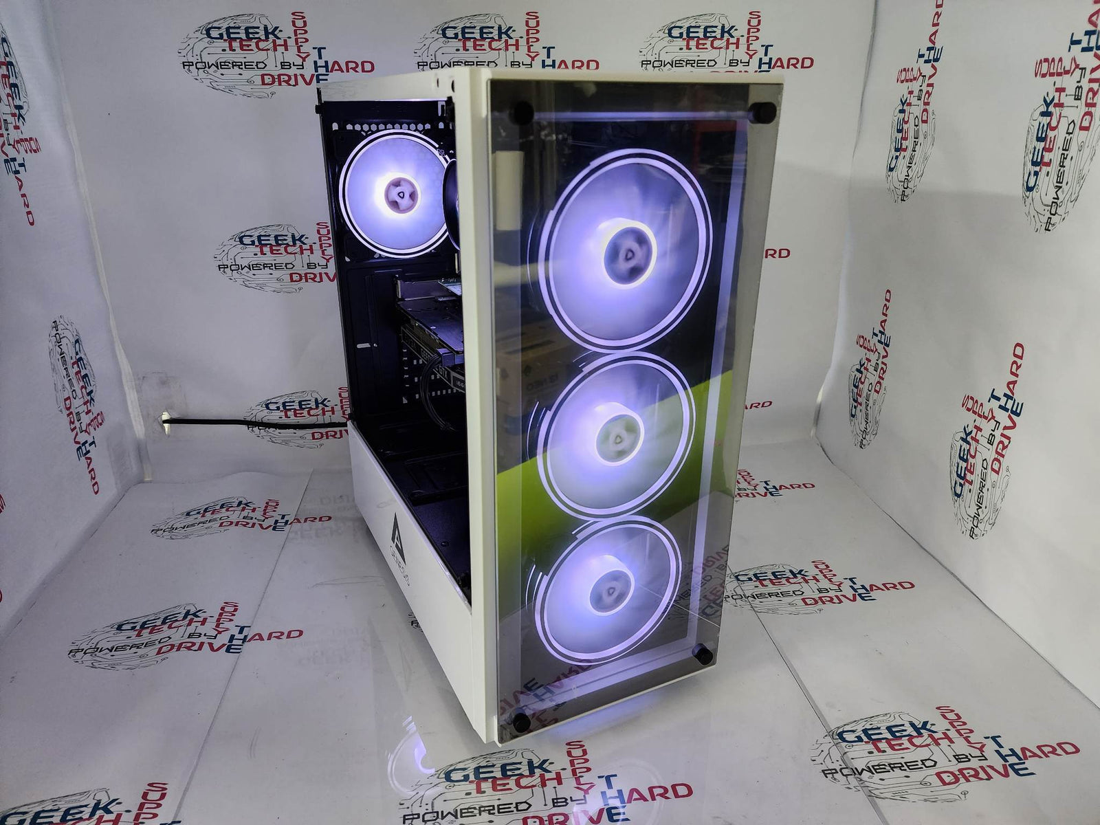 Gaming Desktop PC Computer i5 6-Core SSD 500GB 1TB 2TB NVIDIA GTX RTX WiFi Genesis White H6 - Geek Tech