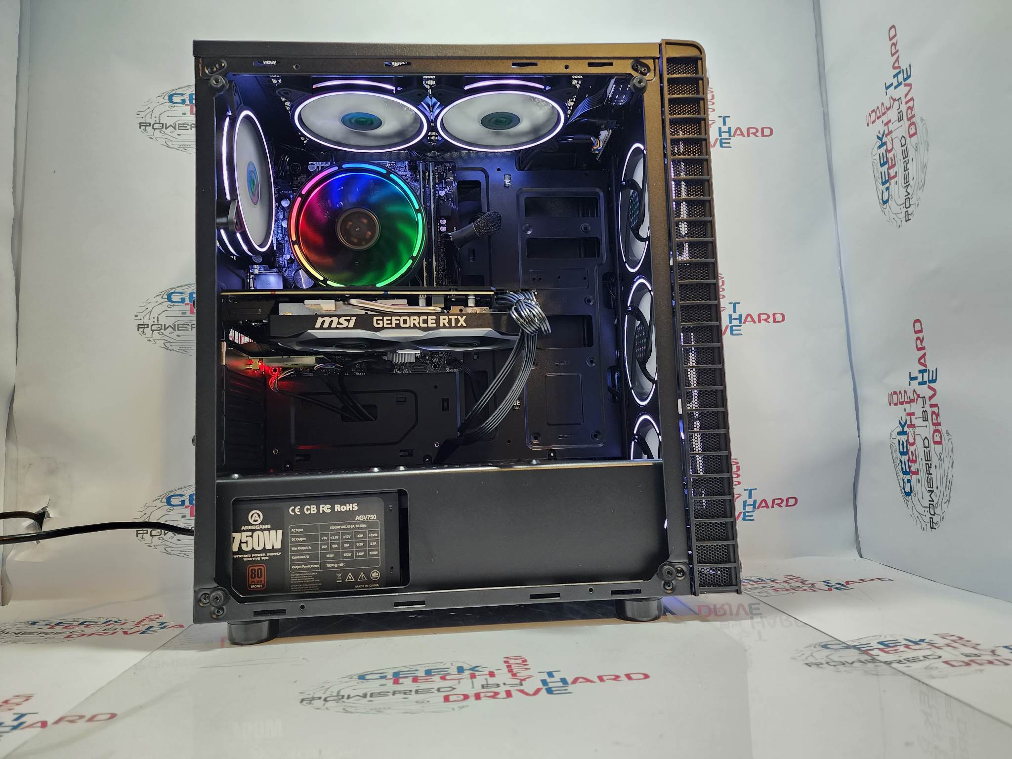 Gaming Desktop PC Computer Intel i5 GeForce RTX 4060 Ti SSD 500GB 1TB 2TB DDR5 16GB 32GB G06S6-B H6 - Geek Tech