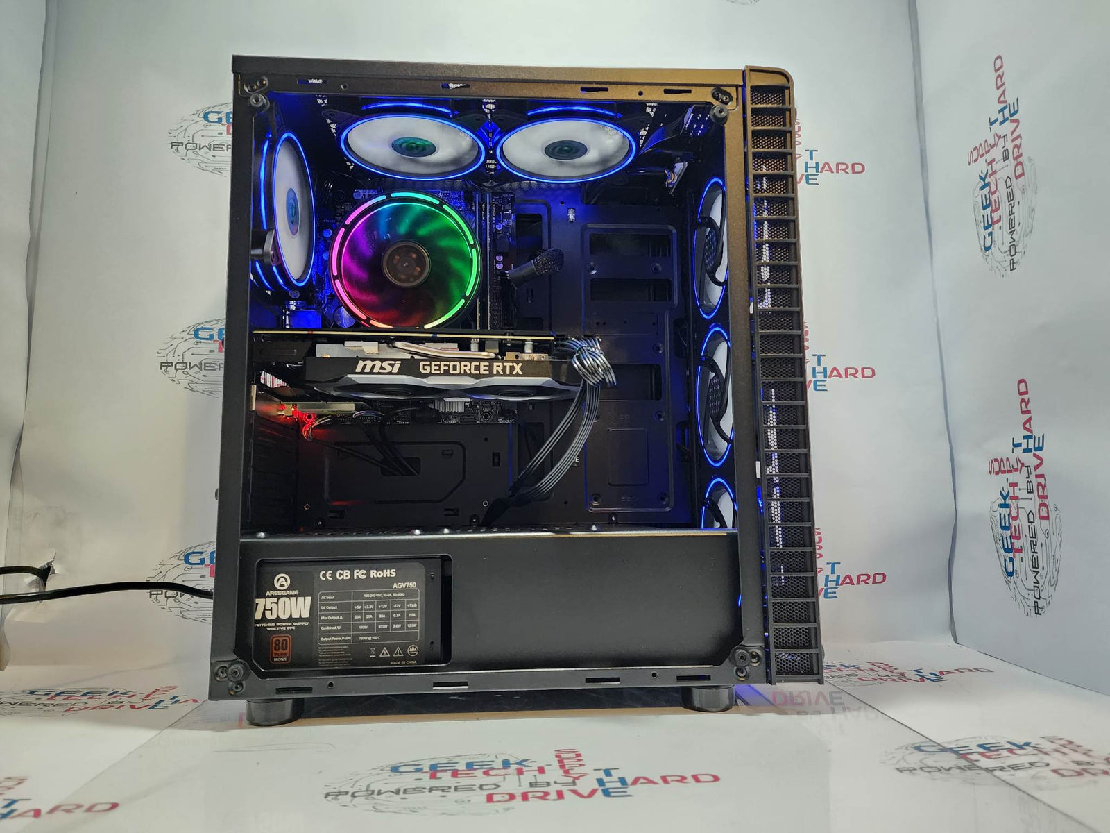 Gaming Desktop PC Computer Intel i5 GeForce RTX 4060 Ti SSD 500GB 1TB 2TB DDR5 16GB 32GB G06S6-B H6 - Geek Tech