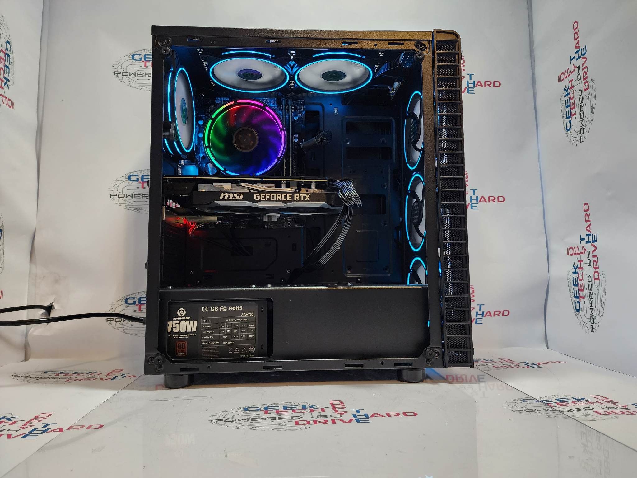 Gaming Desktop PC Computer Intel i5 GeForce RTX 4060 Ti SSD 500GB 1TB 2TB DDR5 16GB 32GB G06S6-B H6 - Geek Tech