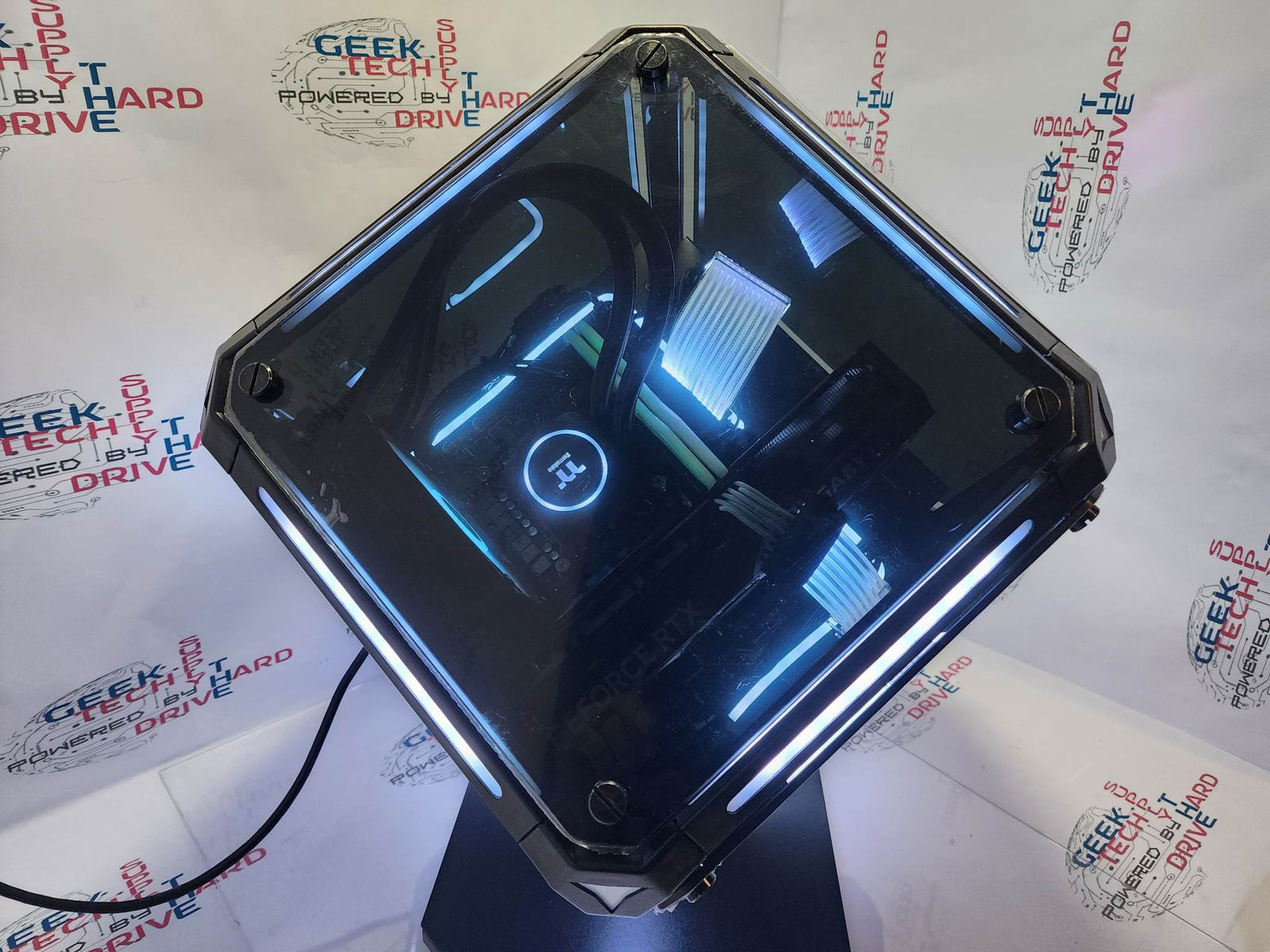 Gaming Desktop PC Computer Intel i5 GeForce RTX 4070 SSD 1TB 2TB DDR5 32GB RGB VR Water Rubix H6 - Geek Tech